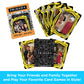 AQUARIUS Friends Cast Playing Cards - Themed Deck for Card Games - Officially Licensed Friends TV Show Collectibles, Orange