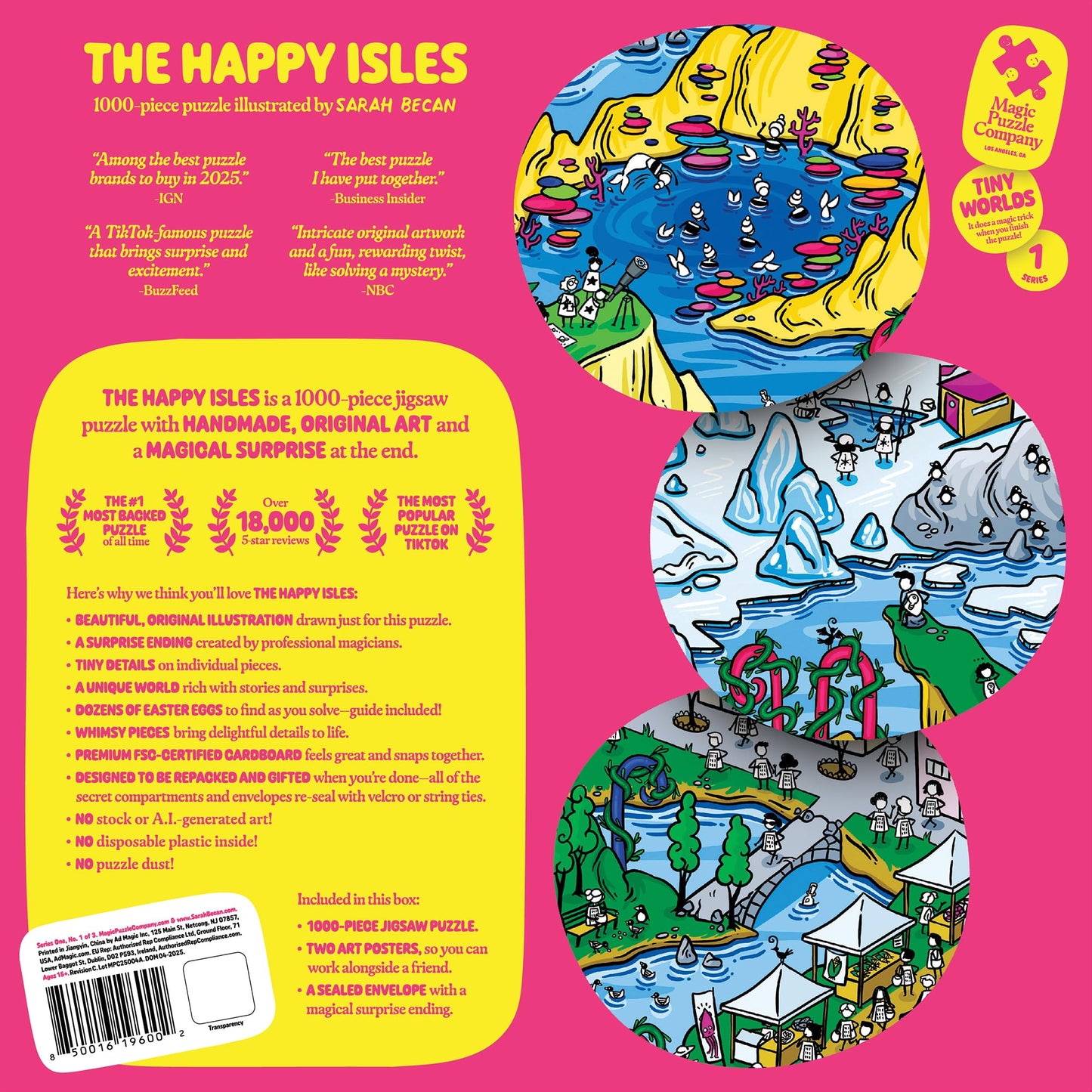 The Happy Isles • 1000-Piece Puzzle by The Magic Puzzle Company • Series 1