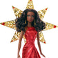 Barbie 2017 Holiday Doll with Red Metallic Gown and Accessories.
