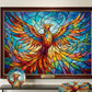 NiceGo 1000 Piece Jigsaw Puzzle for Adults Colorful Stained Glass Rising Phoenix | Vibrant Fantasy Firebird Mosaic Art | 27.5"x19.7" | Challenging
