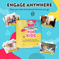 101 Conversation Cards for Kids - Family Question Games for Kids and Adults, Christmas Dinners, Game Nights, Holiday Gatherings & Gifts - Prompts
