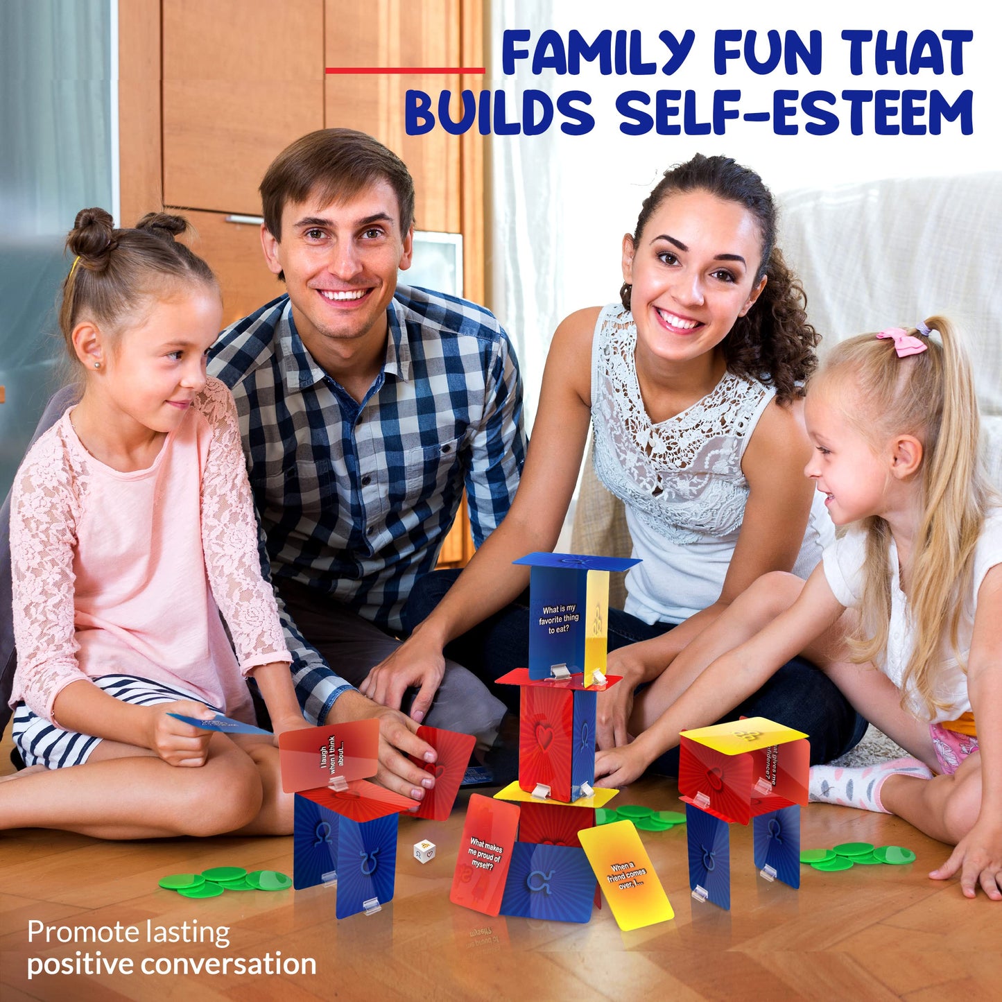 Social Emotional Games for Teens and Kids 6+ | StrongSuit Tower of Self Esteem Therapy Game for Counselors, Therapists and Parents | SEL & CBT Tools