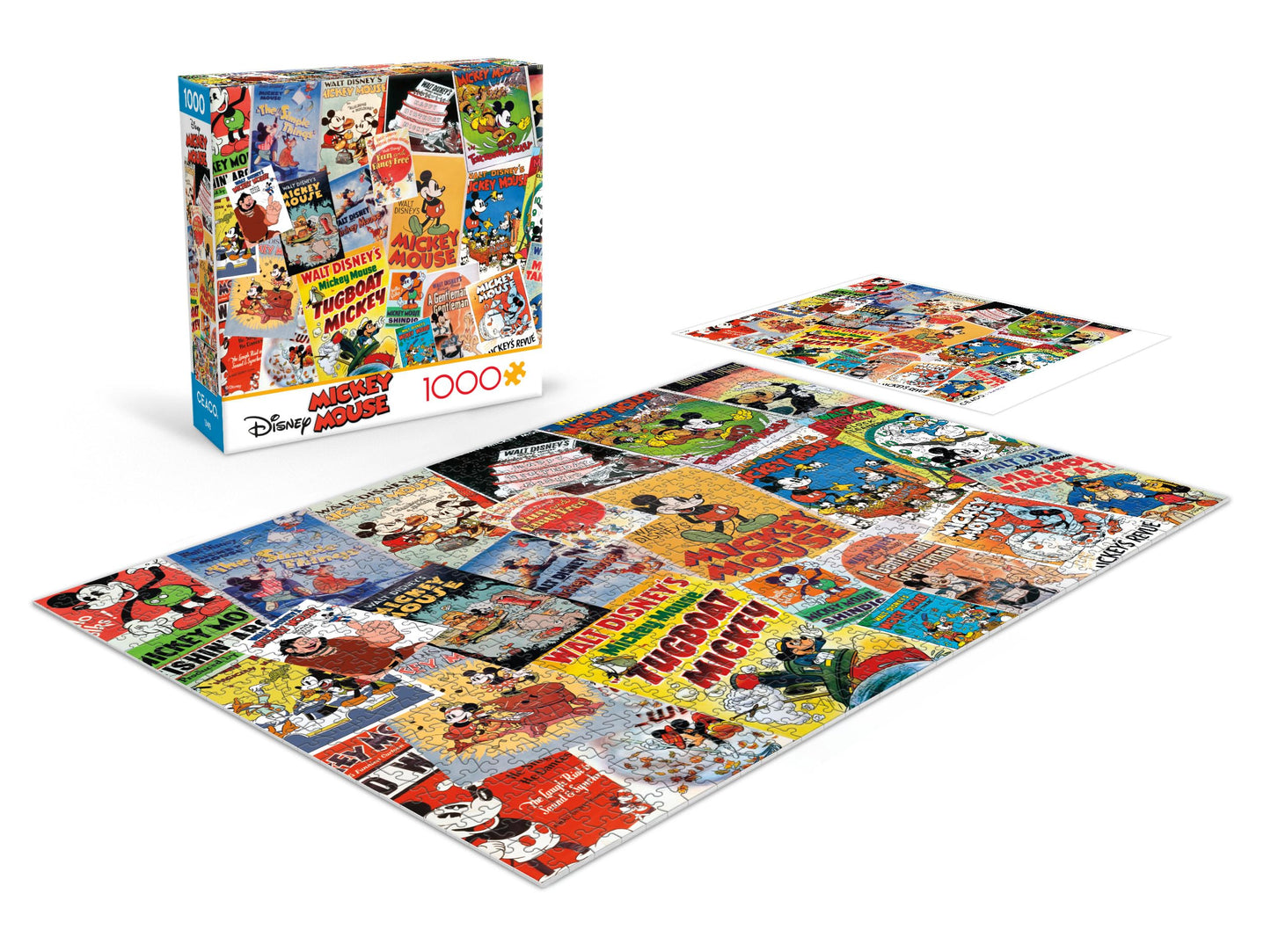 Ceaco - Disney - Vintage Mickey Mouse Poster - 1000 Piece Puzzle for Adults