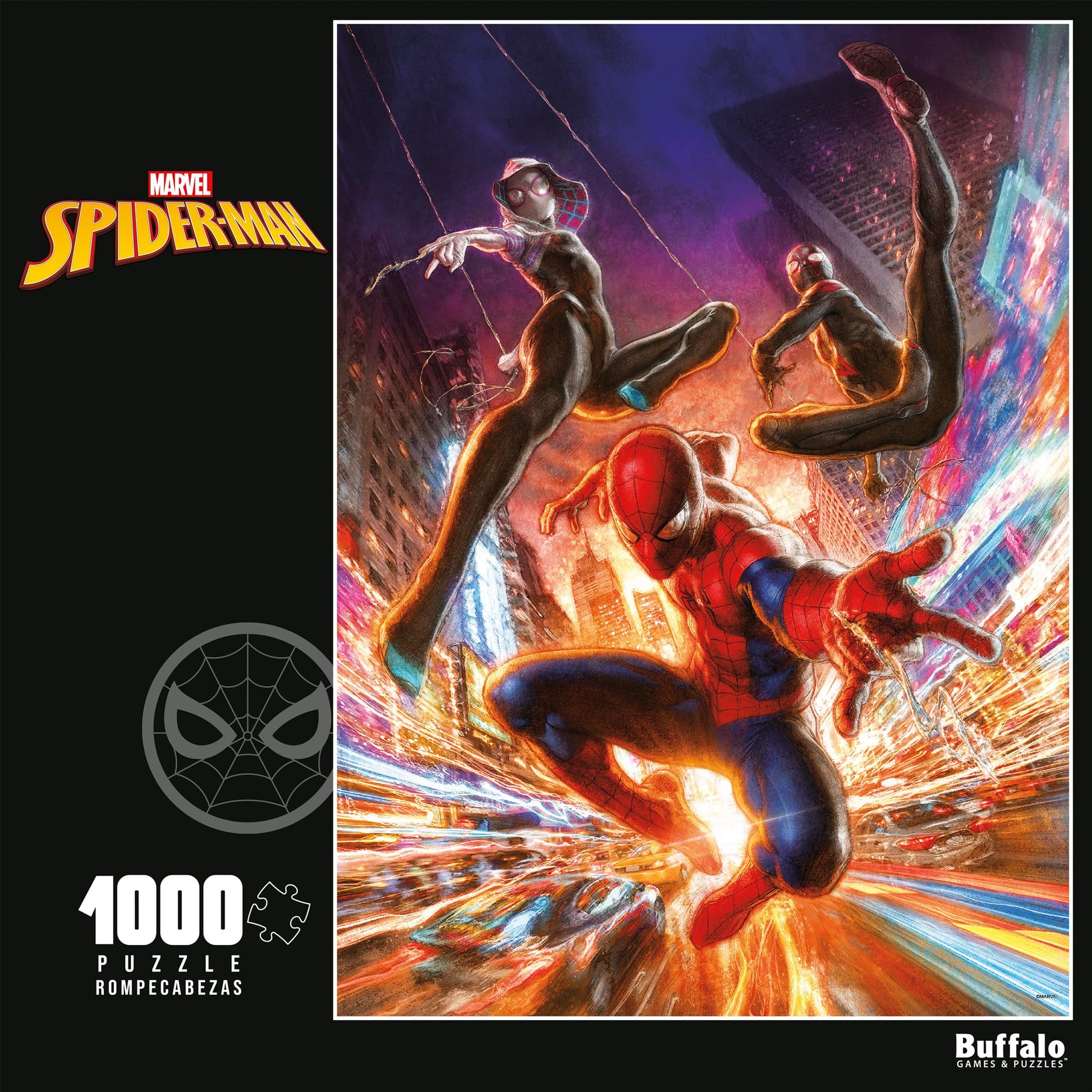 Buffalo Games - Marvel Comics Spider-Man Web-Swinging - 1000 Piece Puzzle