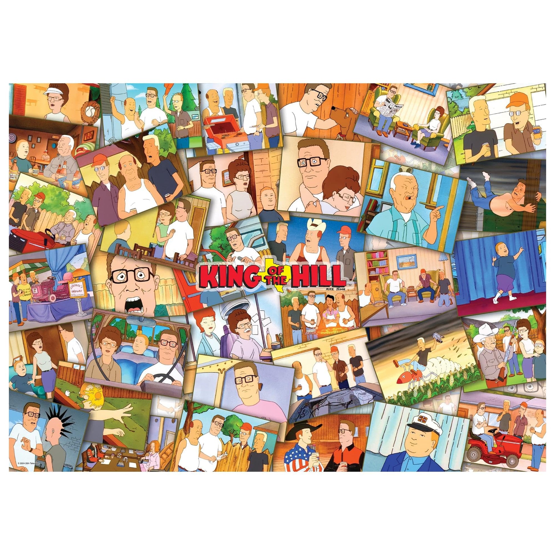 King of The Hill 1000-Piece Jigsaw Puzzle Activity | 28 x 20 Inches