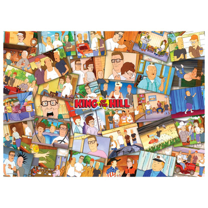 King of The Hill 1000-Piece Jigsaw Puzzle Activity | 28 x 20 Inches