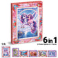 TOSY Picture Cube Fairy Unicorns: 6-in-1 Magnetic Picture Puzzle, 48 Blocks, 288 Puzzle Faces, 0.6 in, B061, Seamless UV Art, Display-Ready Frame