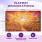 MTG Magic The Gathering Playmat 24x14 Inches, Original Art, Non-Slip TCG Playmat with Rubber Bottom & Stitched Edges, Commander TCG Rollable