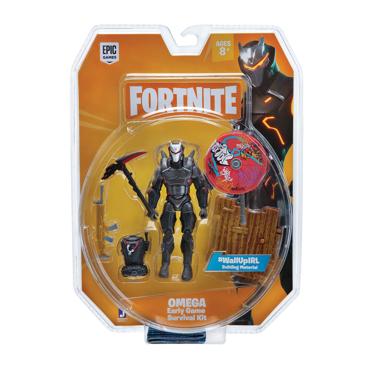 Jazwares Fortnite Early Game Survival Kit Figure Pack, Omega