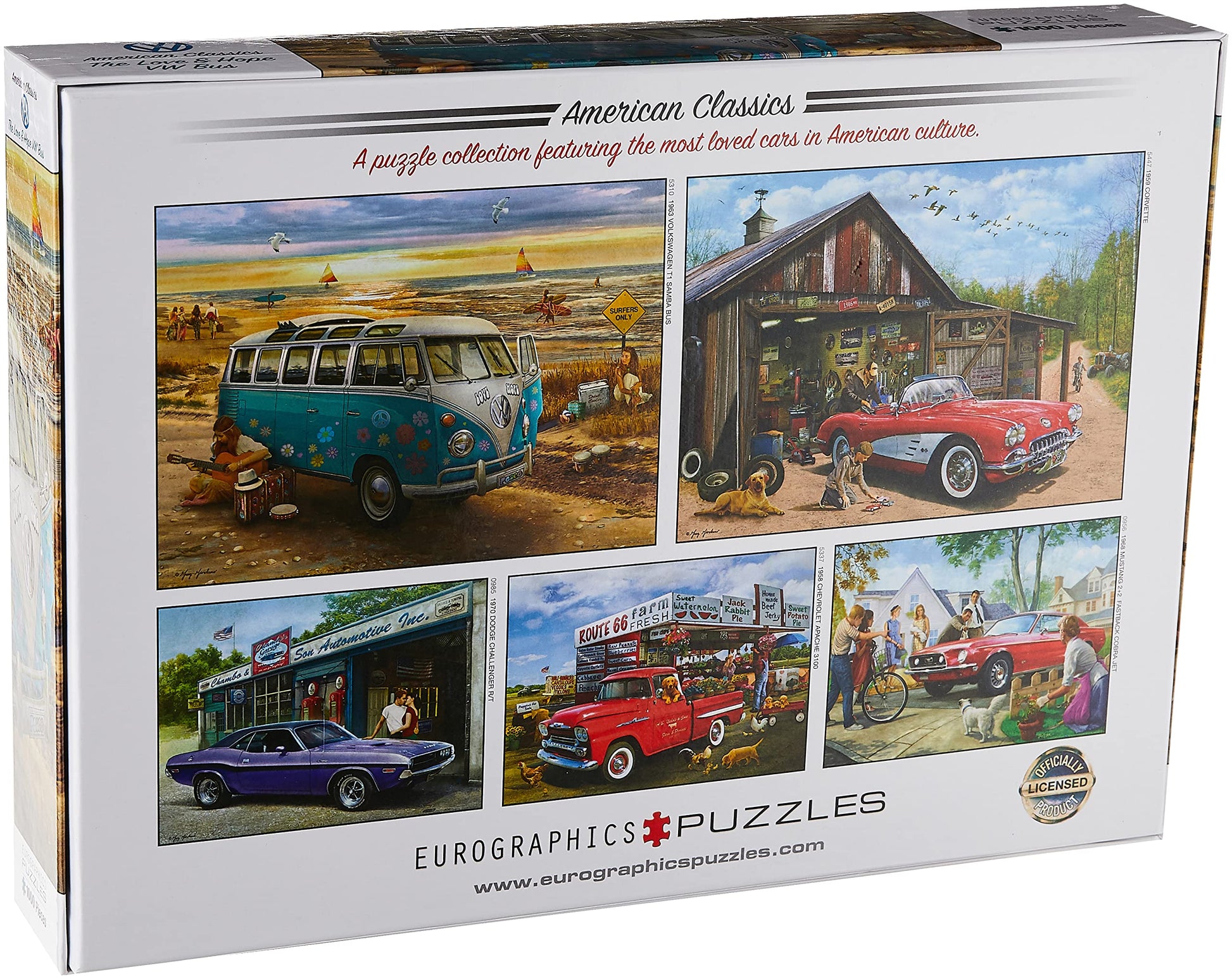 VW Love & Hope Bus 1000pc Puzzle