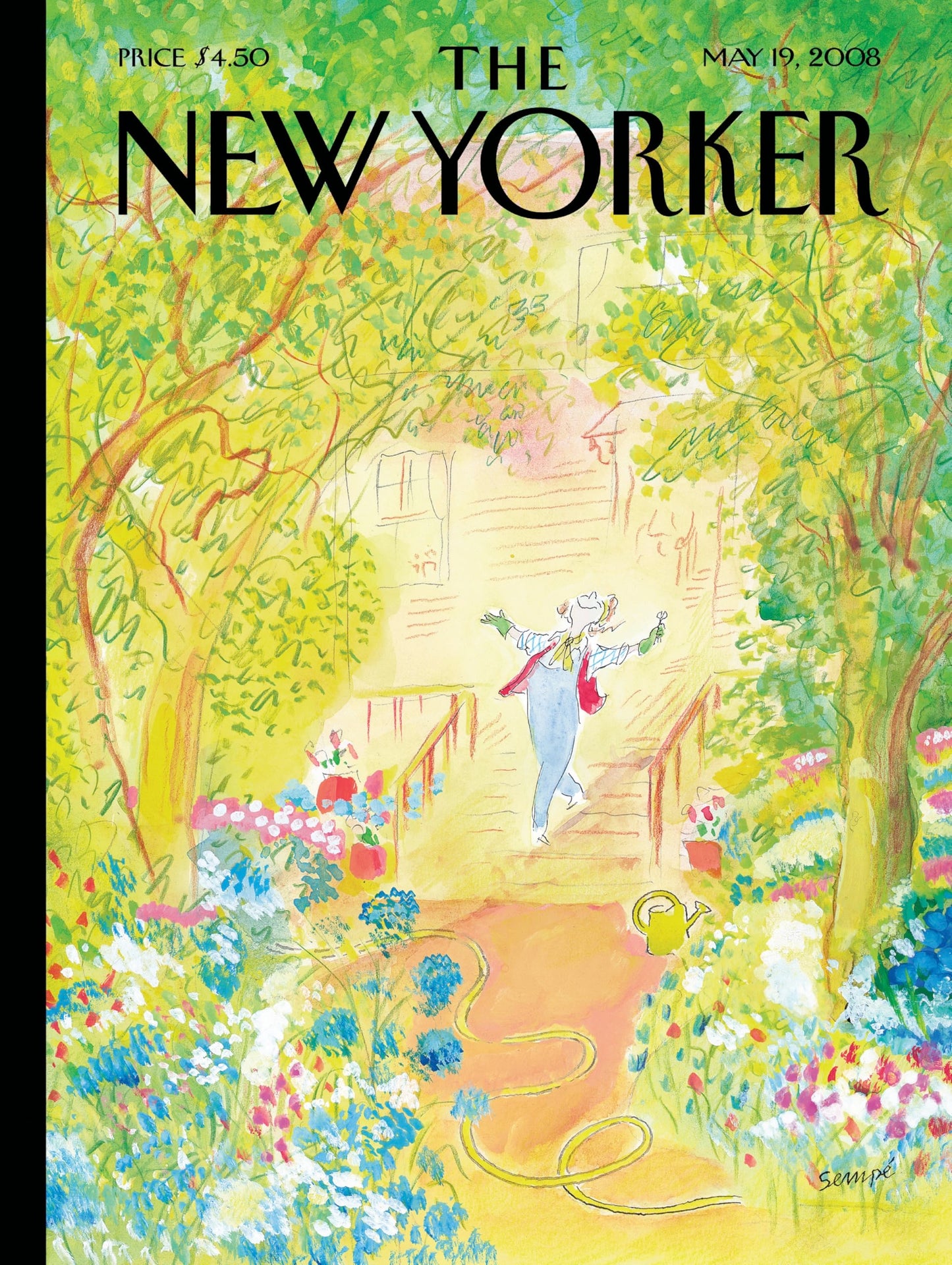 New York Puzzle Company - New Yorker Springtime - 500 Piece Jigsaw Puzzle for Family Game Nights by Jean-Jacques Sempé