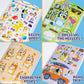 Horizon Group USA Sticker Book with Large and Small Sizes, Kids Stationary for Water Bottle, Notebooks, and Party Favors, Bluey