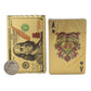 KALIFANO Luxury Gold Plated Playing Cards - $100 Bill Inspired Waterproof Gold Foil Deck of Cards with Uses from Magic to Poker with Certificate