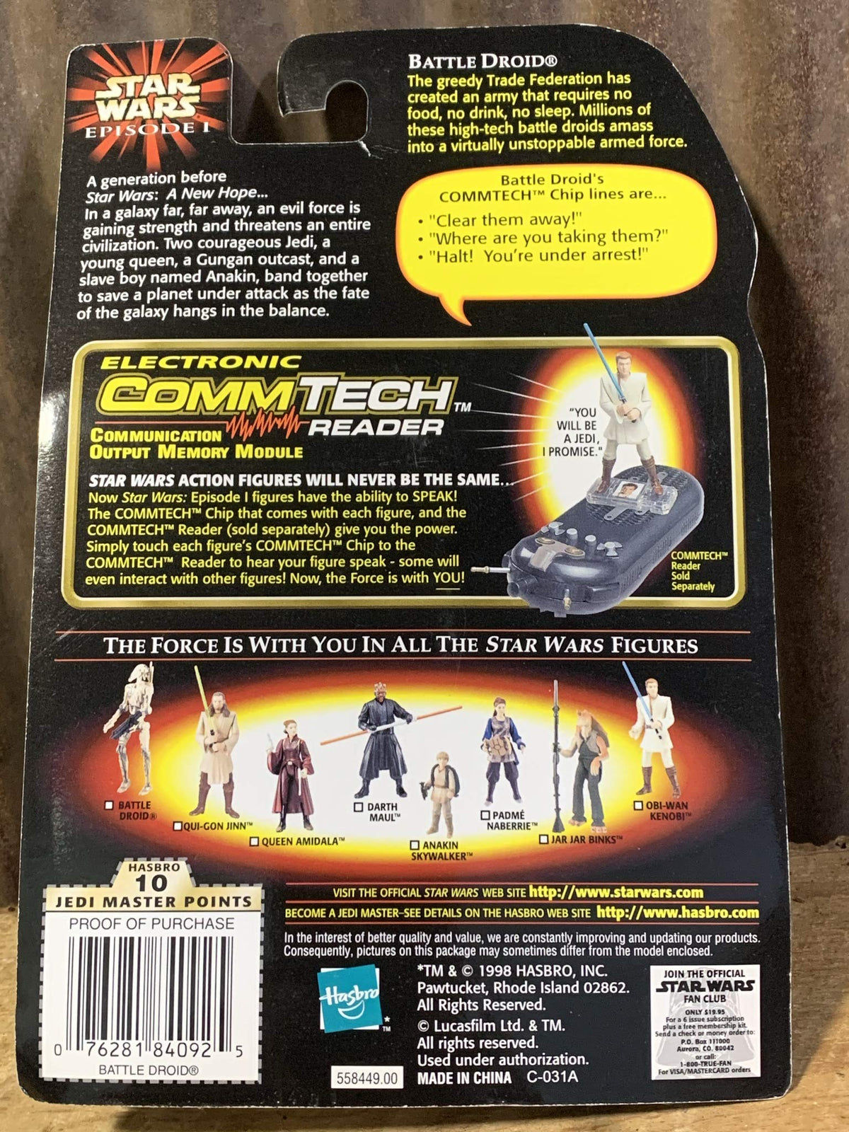 Star Wars: Episode 1 Battle Droid (Dirty) Action Figure