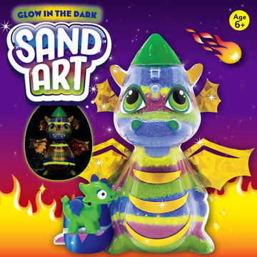 Creativity for Kids Sand Art Kit for Kids: Dragon | Peaceful Screen Free Summer Craft | Arts and Crafts for Kids (Ages 6+)
