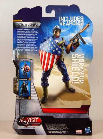 Hasbro Captain America Comic Exclusive 6 Inch Action Figure Ultimate Captain America