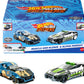 Hot Wheels Pull-Back Speeders Set of 2 Toy Cars in 1:43 Scale, Pull Cars Backward & Release, High-Performance, Collectible, with Rolomatic Engine or