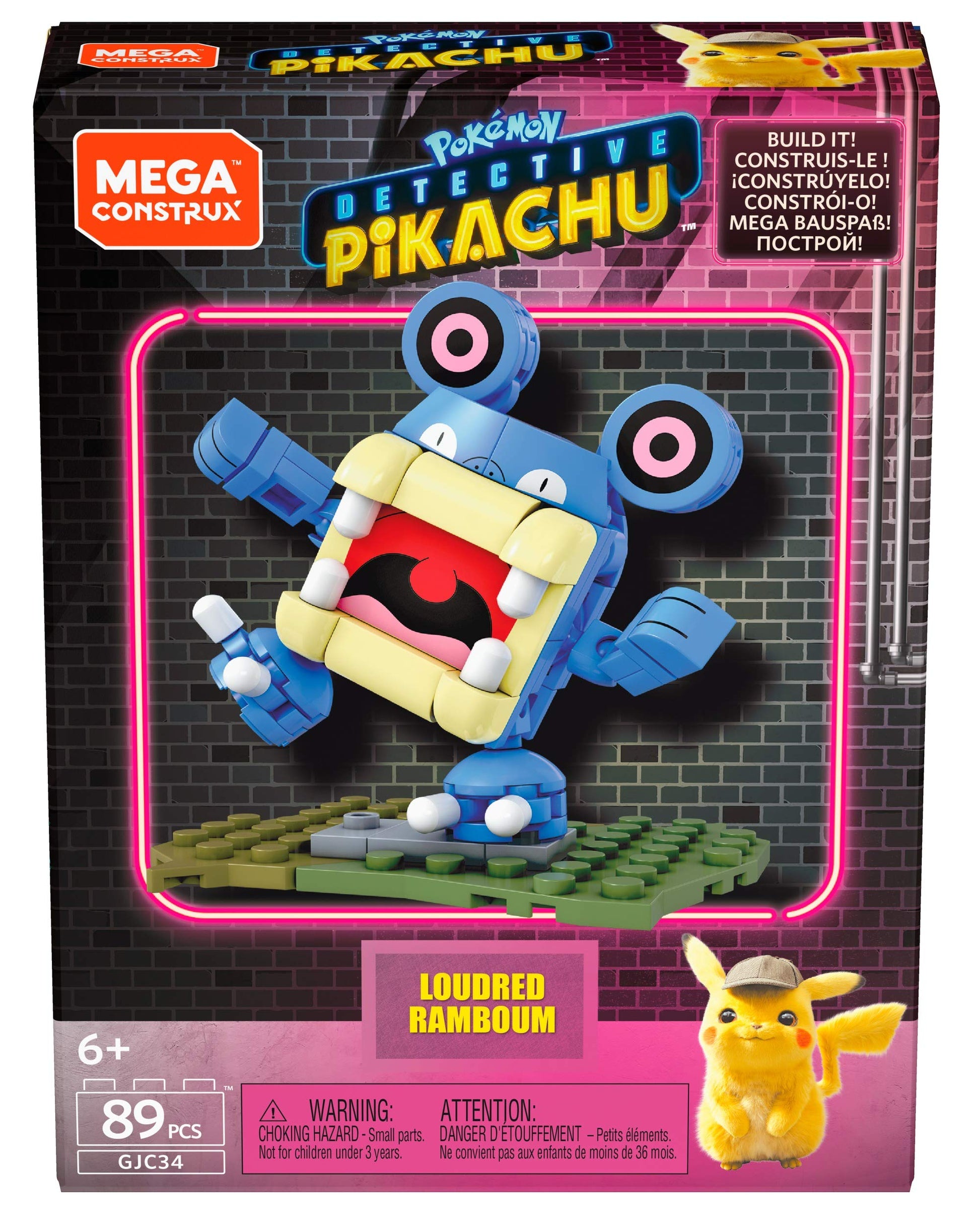 Mega Construx Pokemon Detective Pikachu Loudred