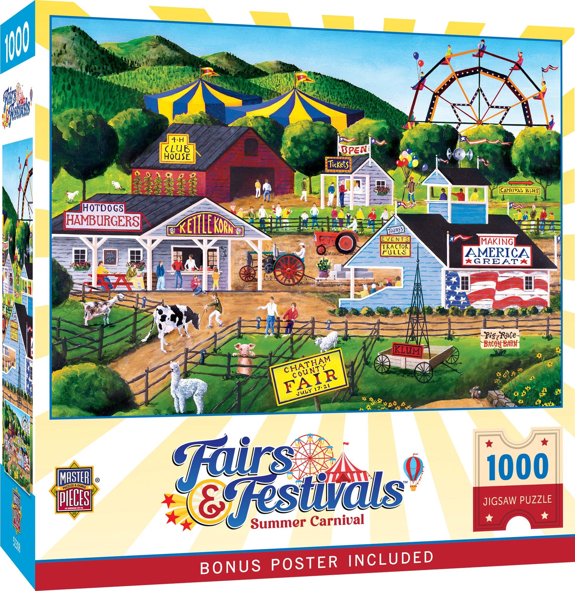 MasterPieces Summer Carnival Jigsaw Puzzle - 1000 Pieces for Adults