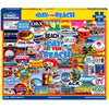 White Mountain 1000 Piece Jigsaw Puzzle Fun Summer, A Day at the Beach