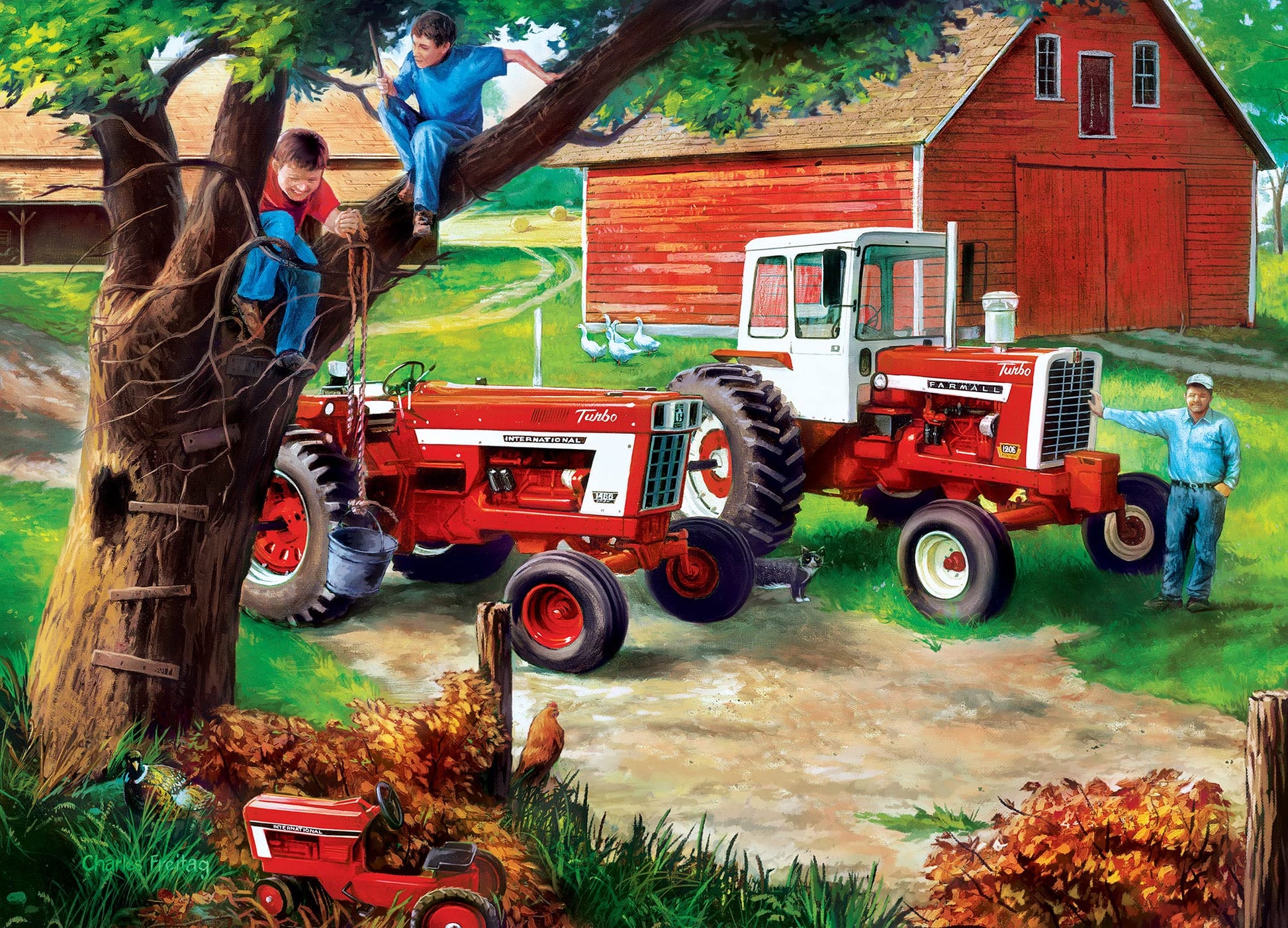 MasterPieces 1000 Piece Jigsaw Puzzle for Adults, Family, Or Youth - Boys and Their Toys - 19.25"x26.75"