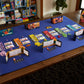 Board Game Playmat [3.5'x5.5'/Thick Super Cushioned/Stitched Edge/Water Resistant] with Carrying Case - for Tabletop Board Games, Card Games, RPG