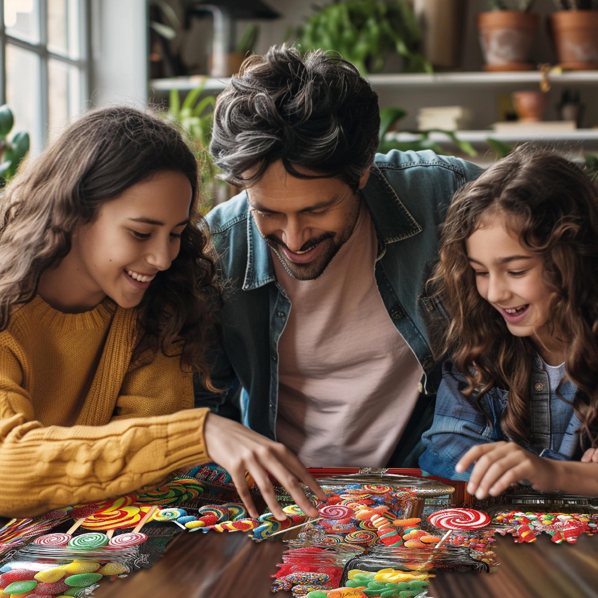 White Mountain 500 Piece Jigsaw Puzzle Fun Food Treat, Candy Store