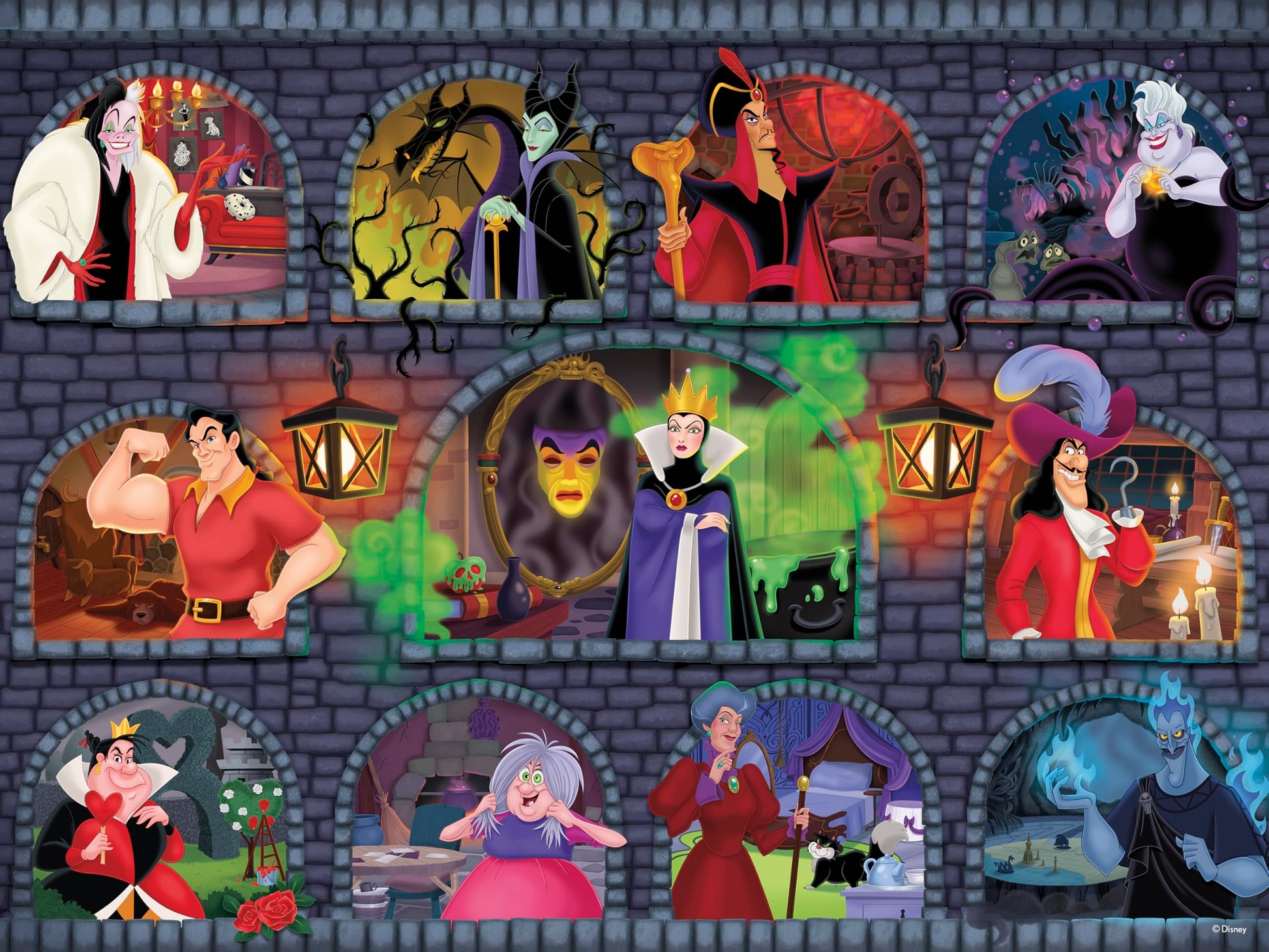 Ceaco - Disney Villains Underground - 1500 Piece Jigsaw Puzzle for Adults