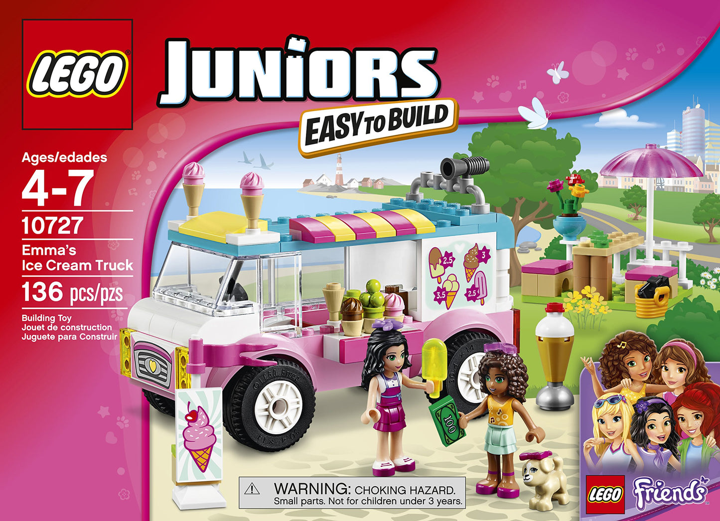 LEGO Juniors Emma's Ice Cream Truck 10727 Toy for 4-Year-Olds