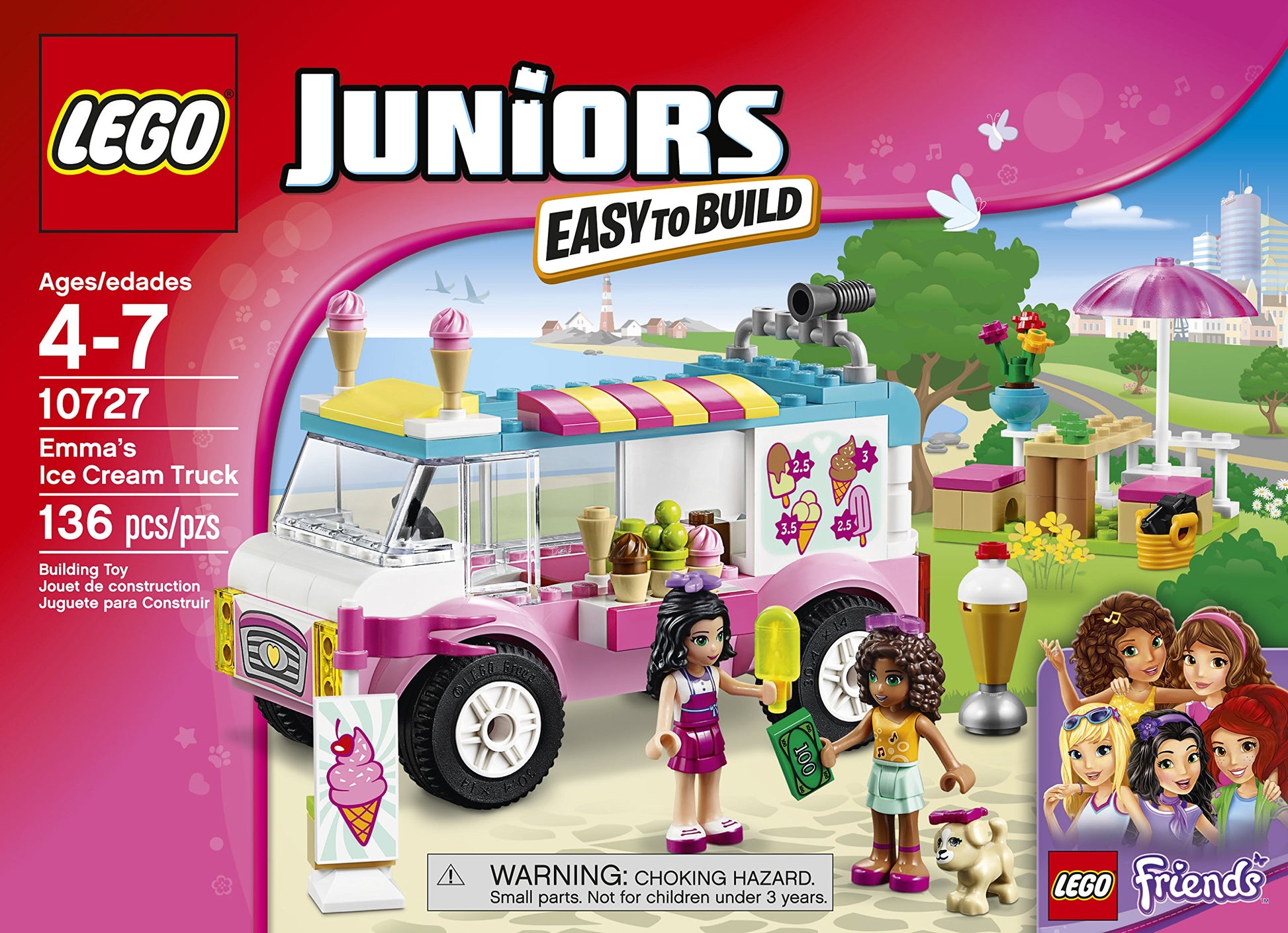 LEGO Juniors Emma's Ice Cream Truck 10727 Toy for 4-Year-Olds
