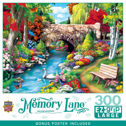 Masterpieces 300 Piece EZ Grip Jigsaw Puzzle - Willow Whispers - 18"x24"