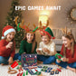Gutter Games 12 Games of Christmas - Family Game Night Pack for Kids and Teens - Hilarious Christmas Party Games for Adults and Family Party