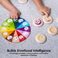 PlanToys® My Mood Memo Wooden Montessori Emotional Recognition and Matching Toy | Social Awareness, Memory Building and Visual Learning Activity | Eco