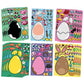 JOYIN 24 PCS Easter Stickers Mix and Match Make a Face Animal Stickers with Easter Egg Themed Pig, Bunny, Chicken, Cow, Sheep, Duck Party Favor