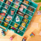 MYMOON HOME Plastic Toy Storage Case Compatible with Mini Brands Collector Toys, Shopkins, Real Littles, and LOL Surprise Series 1, 2, 3, 4