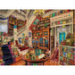 White Mountain 1000 Piece Jigsaw Puzzle Fun Library Book, Readers Paradise