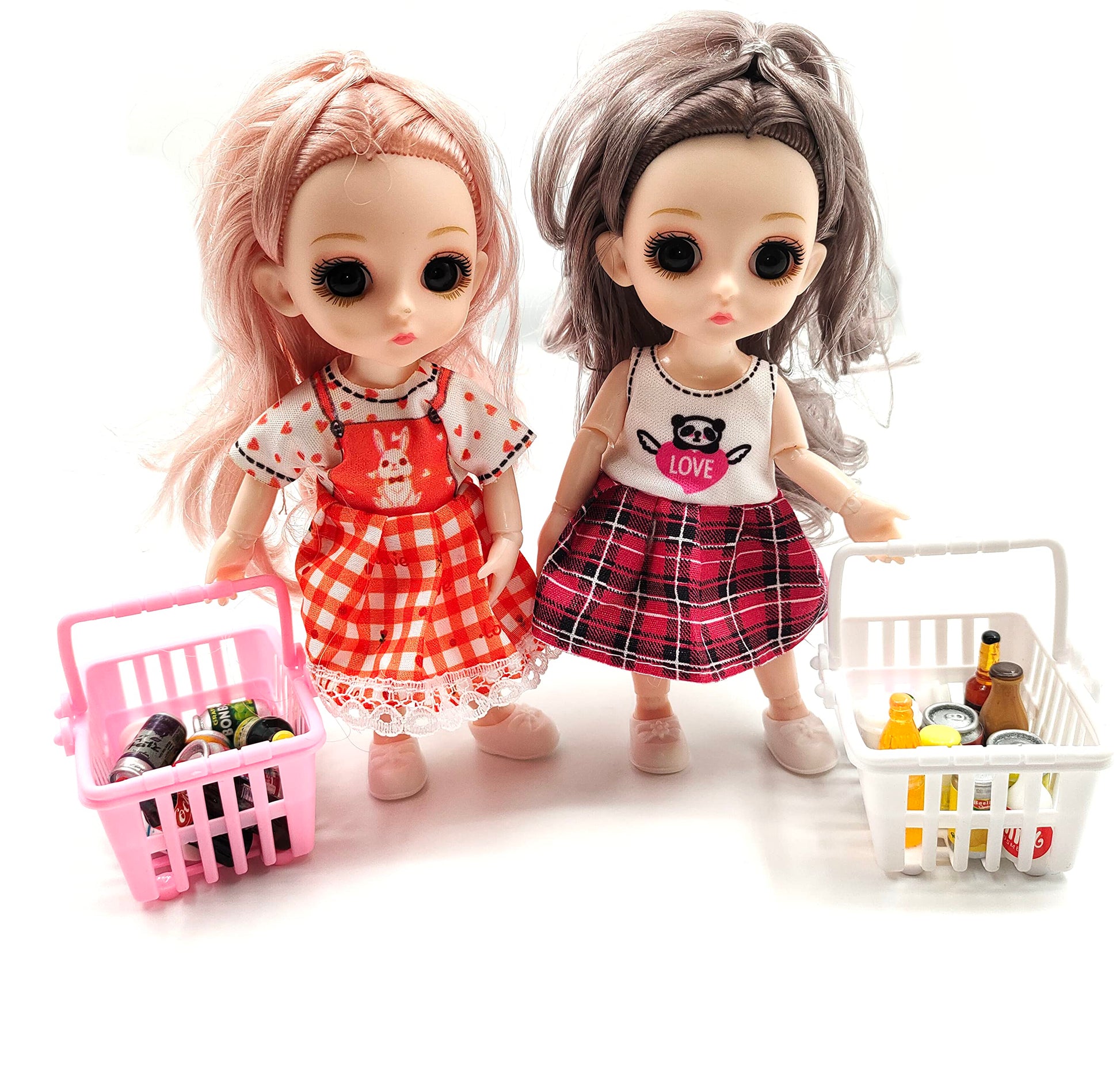 50Pcs Miniature Drink Bottles Adults Dollhouse Soda Pop Cans Pretend Play Kitchen or Supermaket Game Party Accessories Toys for Boys and Girls Kitchen