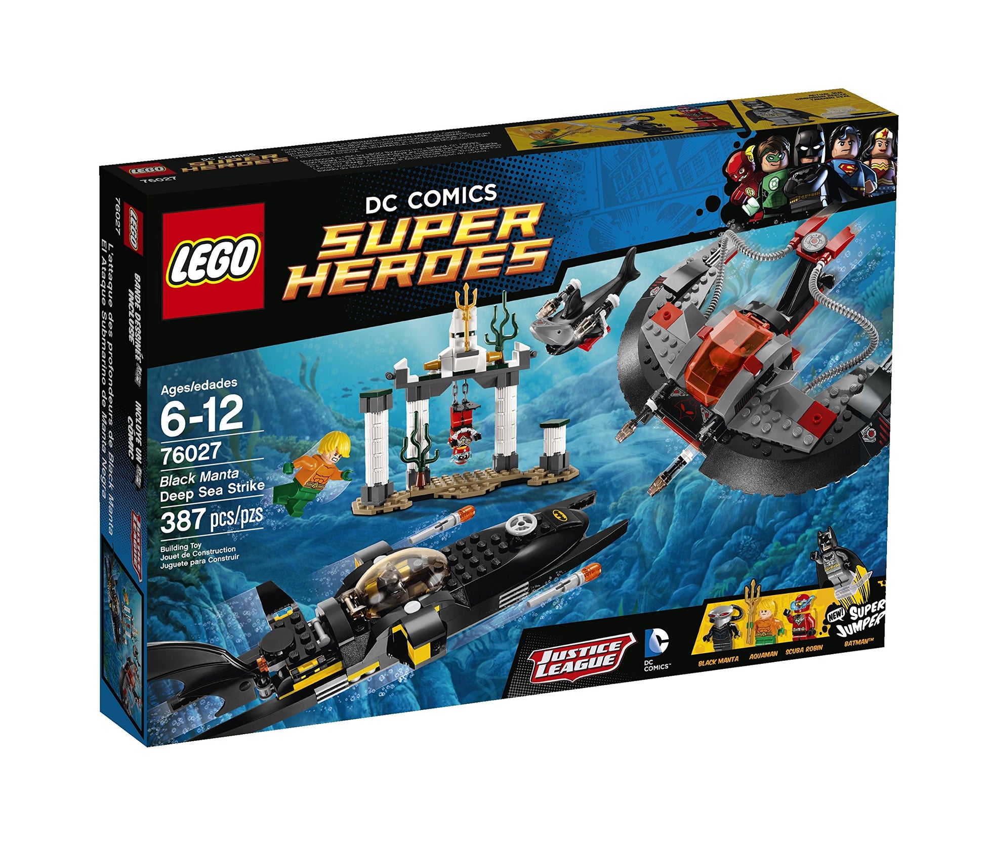 LEGO Superheroes Black Manta Deep Sea Strike Building Set 76027