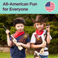 Black Toy Pop Gun for Kids - Wooden Toy Guns for Boys 3-12, Fake Gun