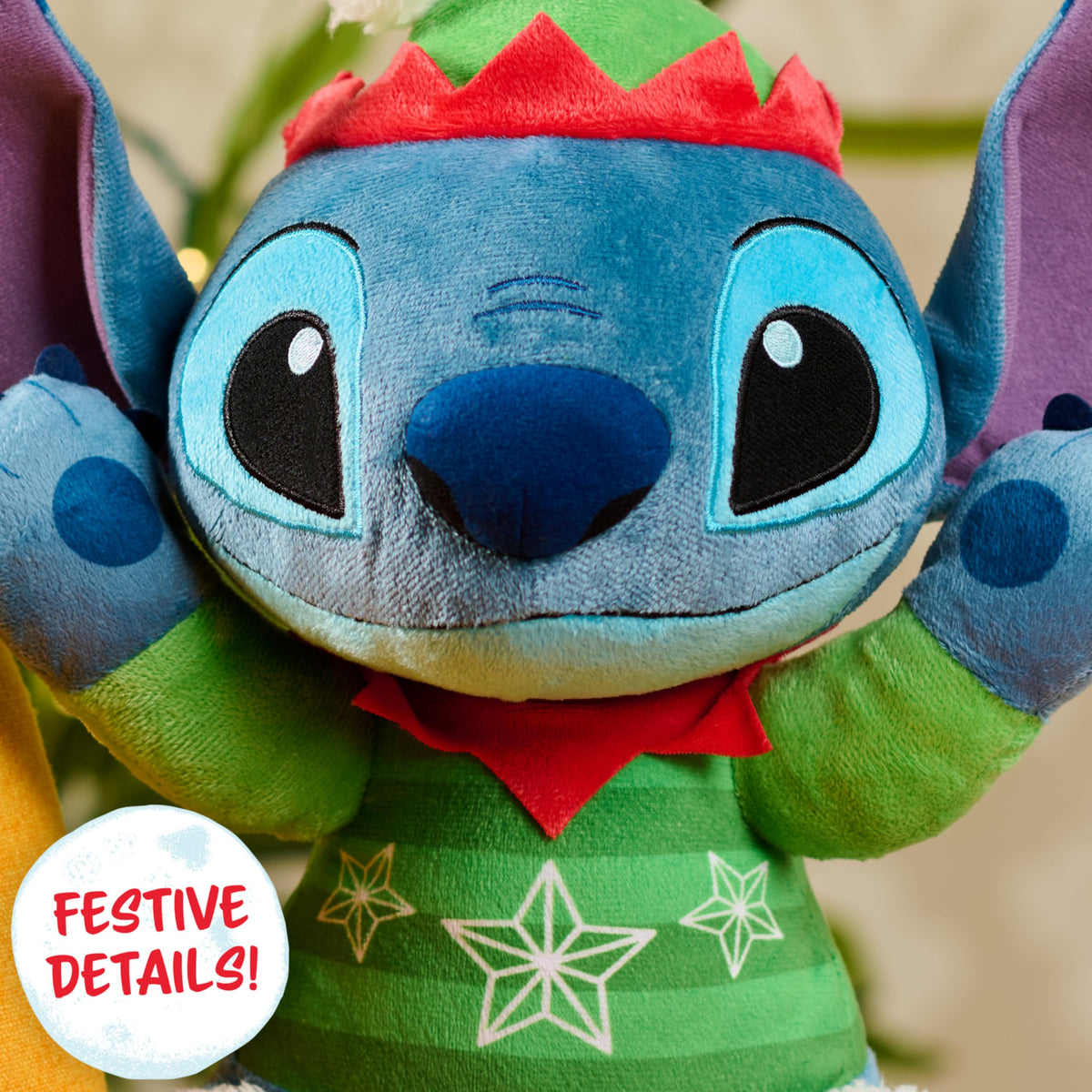 Disney Stitch Large Holiday Plush by Just Play
