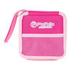 PinFolio Mini Show Pin Display Bag, Lightweight & Compact Mini Sports Pin Book with Carry Strap for Easy Trading Up to 48 1-Inch Enamel Pins (Pink &