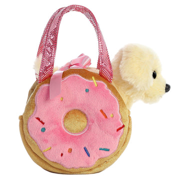 Aurora® Fashionable Fancy Pals™ Yummy Puppy Stuffed Animal - Plush with Stylish Purse for Dress Up Fun - Perfect for Kids 3+ Years, Costumes,