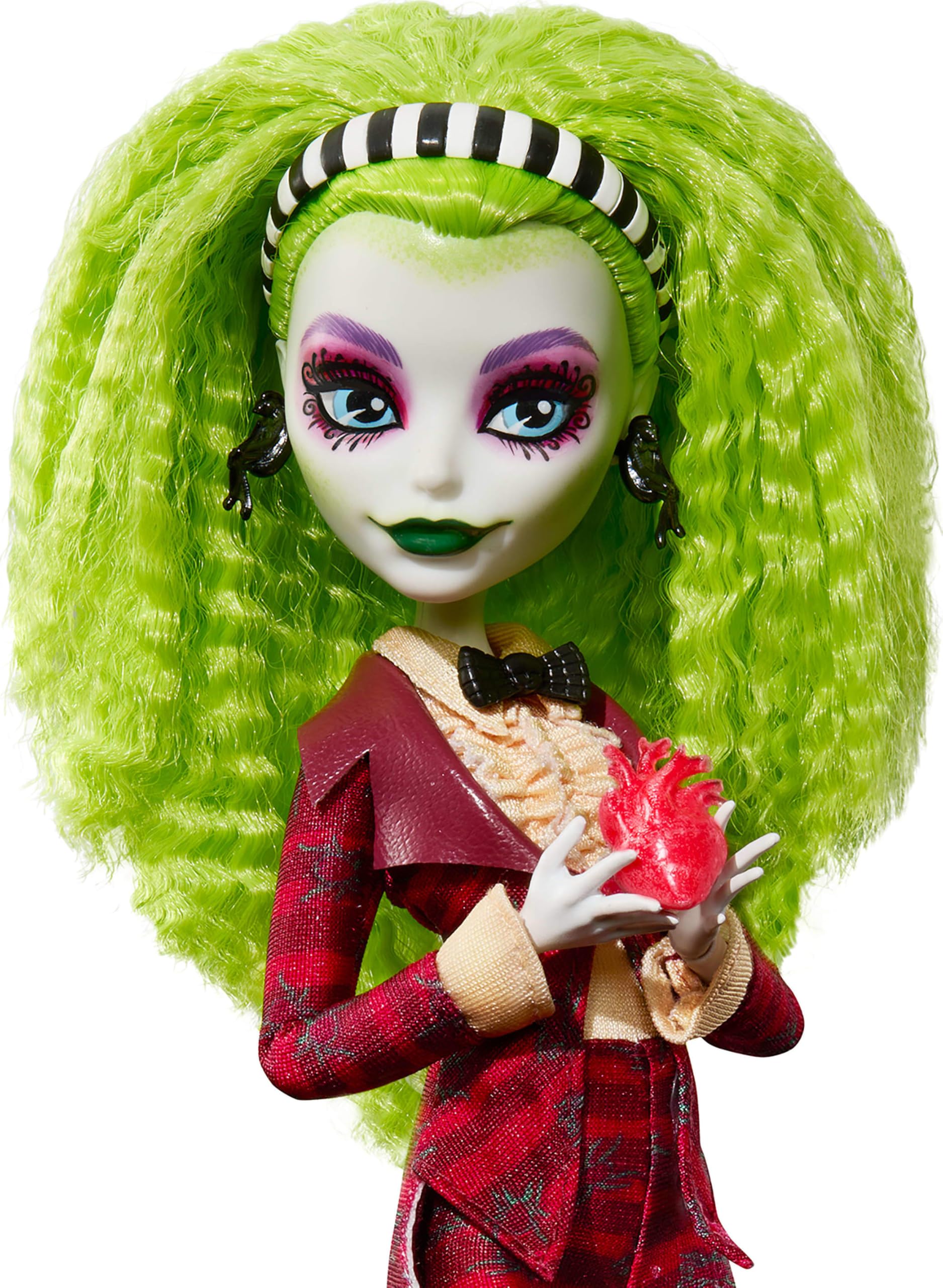 Monster High Skullector Beetlejuice Beetlejuice Doll 2-Pack, Collectible Betelgeuse and Lydia Deetz Set with Accessories and Displayable Packaging