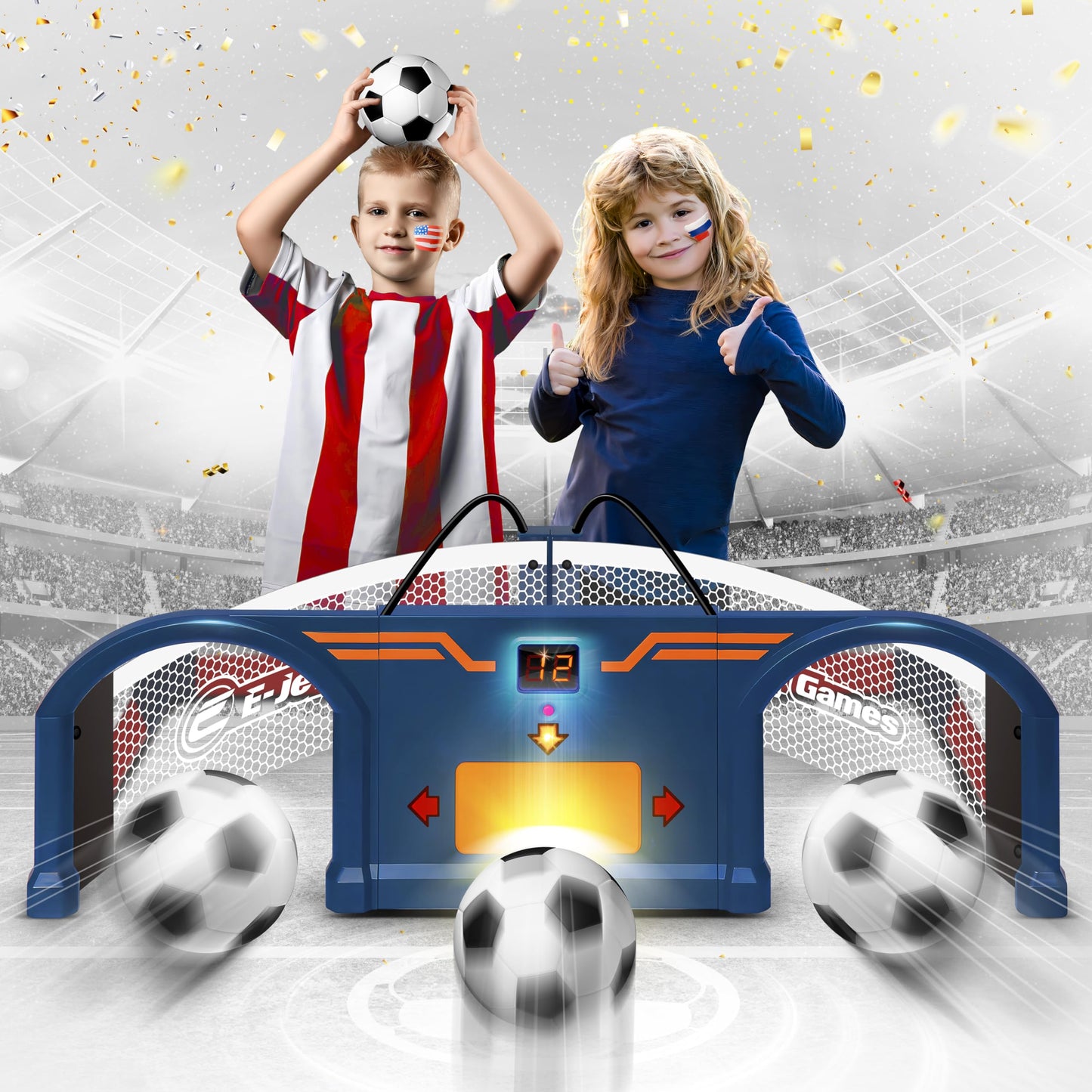 Kids Soccer Trainer Ball Set, Soccer Roundabout Sport Games Gifts for Kids | Foot-Eye Coordination Hand-Eye, Football Exercises Agility Training