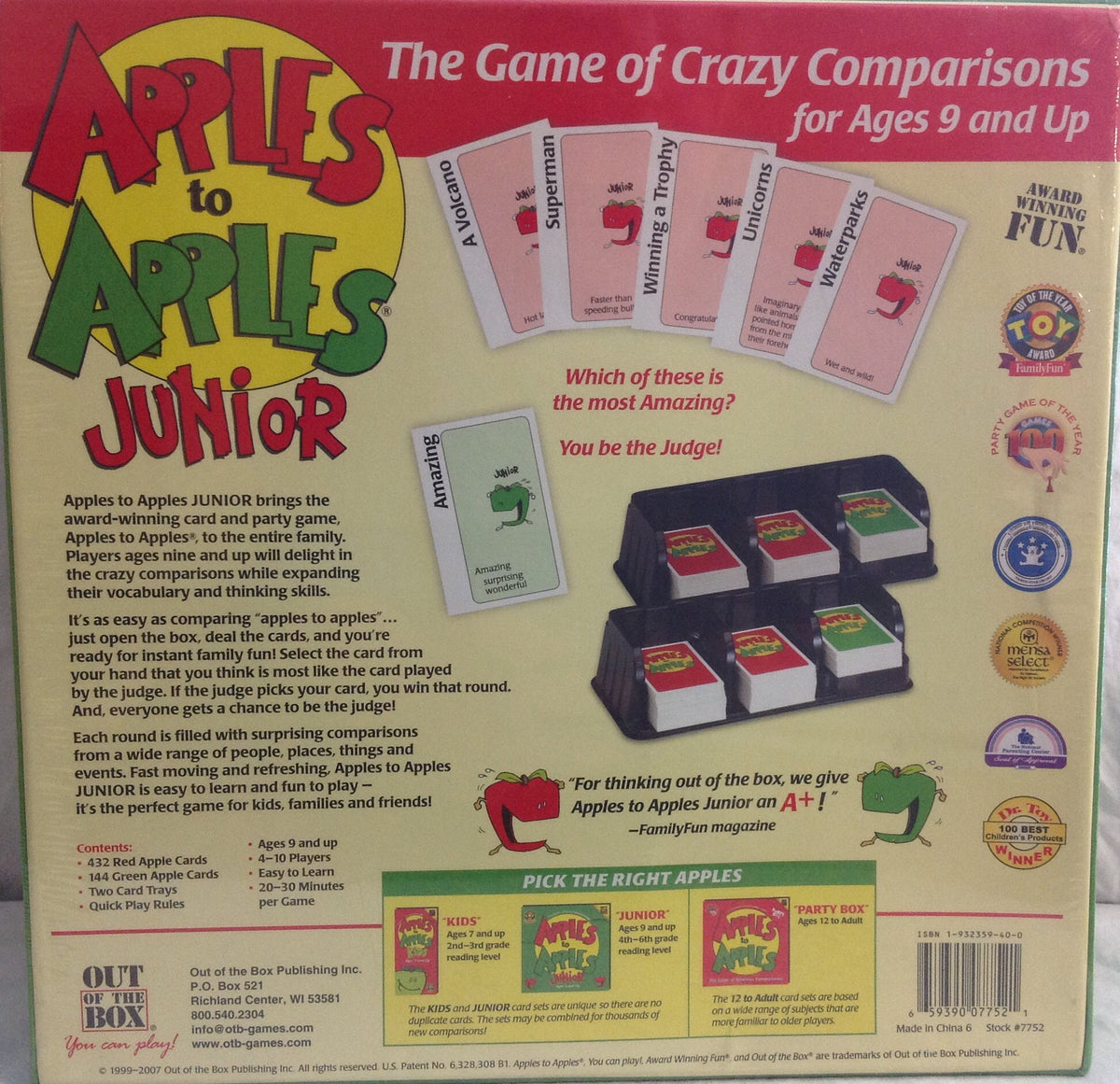 Apples to Apples Junior 9+ 2nd Edition