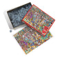 Cobble Hill 1000 Piece Puzzle - Doodletown: Bookshop Bedlam - Sample Poster Included