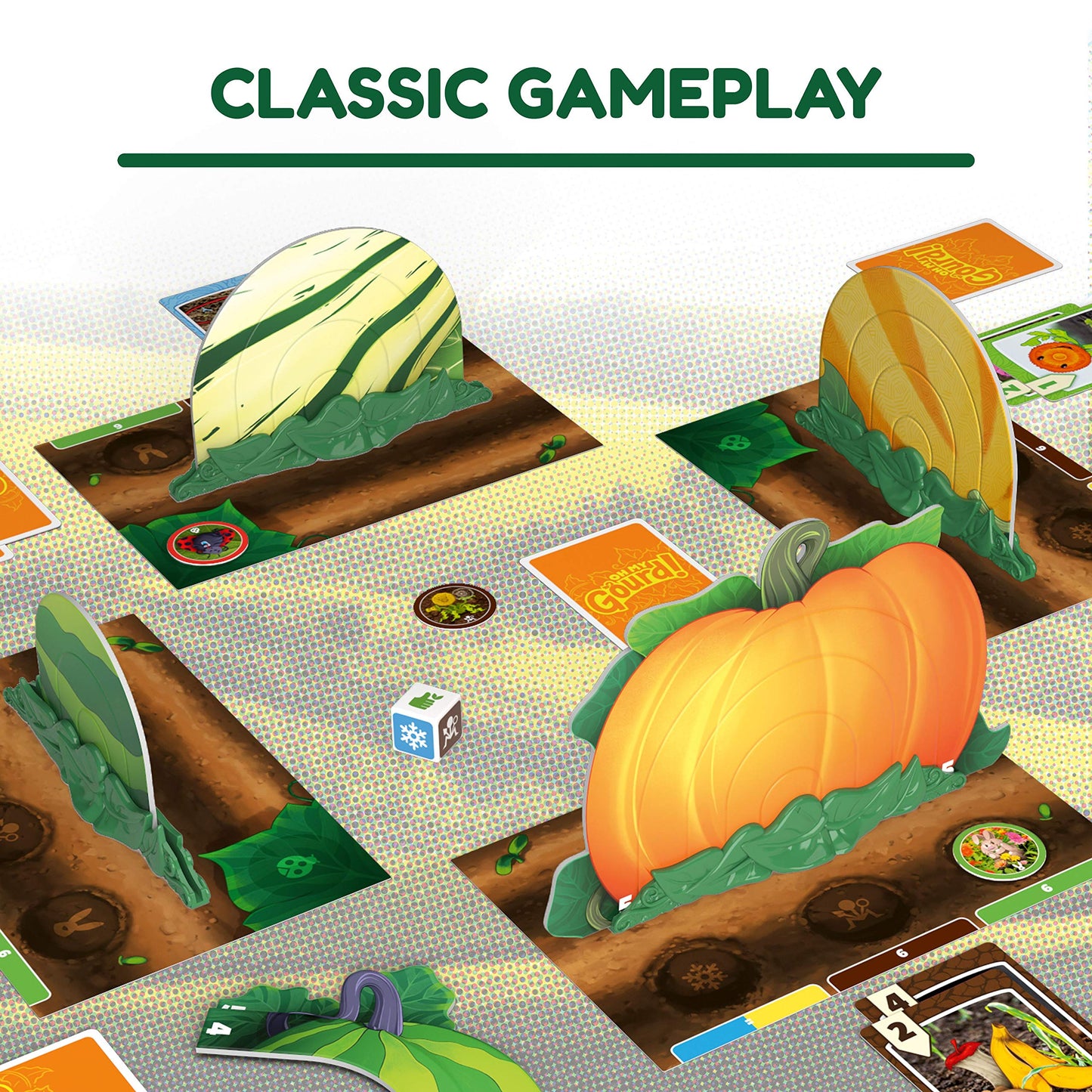 Ravensburger Oh My Gourd! Family Game for Boys & Girls Age 6 & Up - A Fun & Fast Family Game You Can Play Over & Over