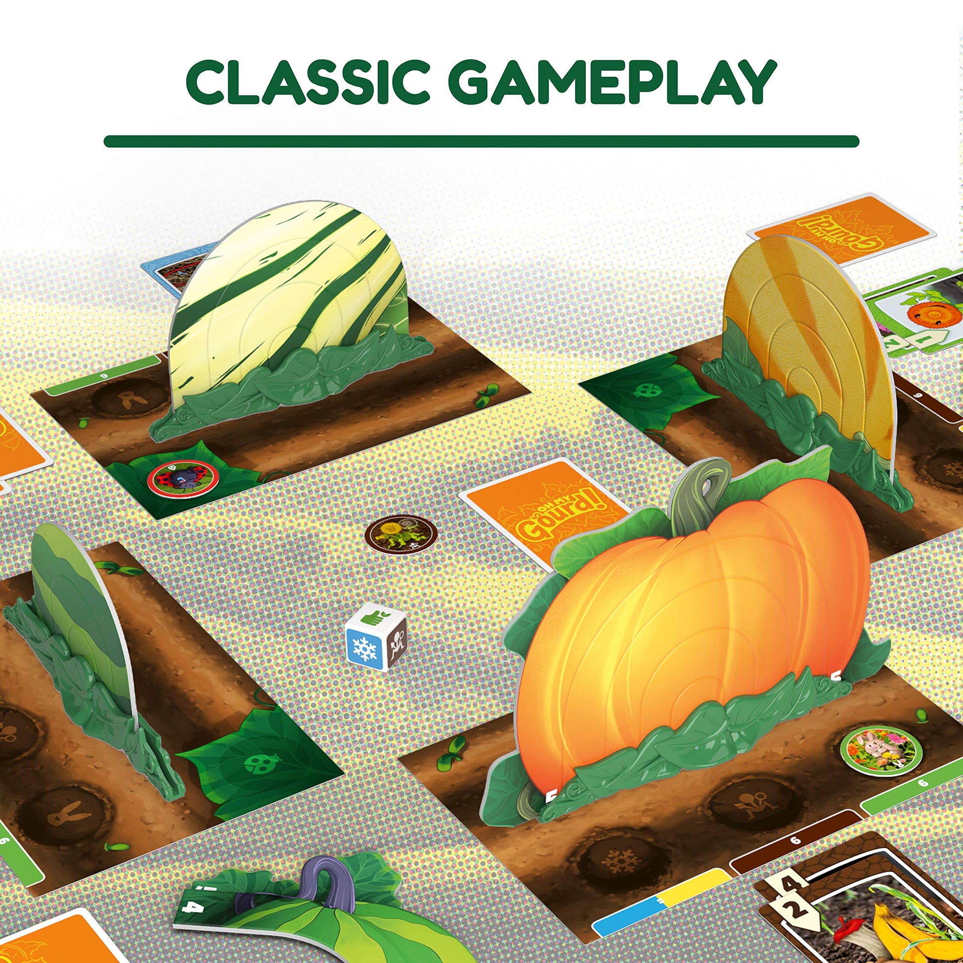 Ravensburger Oh My Gourd! Family Game for Boys & Girls Age 6 & Up - A Fun & Fast Family Game You Can Play Over & Over