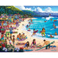 Boardwalk North Shore, Hawaii 500 Piece Jigsaw Puzzle Beach Surf Tropical Puzzles with Premium Box, Gift for Adults and Family 16"x20"