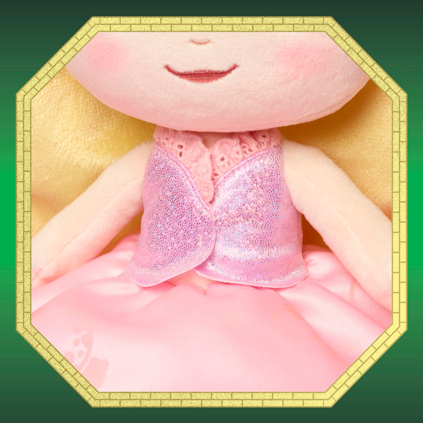 WICKED Universal Small 14-inch Plush Glinda Doll, Amazon Exclusive